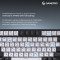Клавиатура беспроводная GAMEPRO Asgard Valhalla Pro MK160W-D-Pro Rainy Switch White