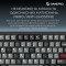 Клавіатура бездротова GAMEPRO Asgard Yord MK266BK Keychron Super Red Switch Black