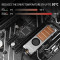 Радіатор для SSD AXAGON CLR-M2FAN Copper Heatsink w/Fan for M.2 SSD