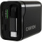 Зарядний пристрій CANYON OnCharge 65RC Build-In Cable USB-C, 1xUSB-A, 1xUSB-C, 65W Black (CNS-CURC65ACB)