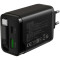 Зарядний пристрій CANYON OnCharge 65RC Build-In Cable USB-C, 1xUSB-A, 1xUSB-C, 65W Black (CNS-CURC65ACB)
