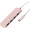USB-хаб J5CREATE Eco-Friendly USB-C to 4-Port Type-A Gen 2 Hub Earth Rose (JCH341ER-N)