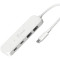 USB-хаб J5CREATE Eco-Friendly USB-C to 4-Port Type-C & Type-A Gen 2 Hub Pure White (JCH342EW-N)