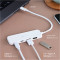 USB-хаб J5CREATE Eco-Friendly USB-C to 4-Port Type-C & Type-A Gen 2 Hub Pure White (JCH342EW-N)