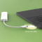 USB-хаб J5CREATE Eco-Friendly USB-C to 4-Port Type-C Gen 2 Hub Nature White (JCH345EW-N)