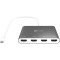 Адаптер J5CREATE USB-C - 4xHDMI Silver (JCA366-N)