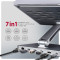 Подставка для ноутбука AXAGON 7-in-1 Aluminum Stand w/USB-C 5Gbps Hub (HMC-STND)