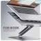 Підставка для ноутбука AXAGON Aluminum HQ Stand for Laptop & Tablet Gray (STND-LQ)
