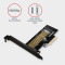 Адаптер AXAGON PCEM2-N PCIe NVMe M.2