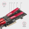 Адаптер AXAGON PCEM2-ND PCIe to 2xNVMe M.2