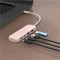 USB-хаб J5CREATE Eco-Friendly USB-C to 4-Port Type-C & Type-A Gen 2 Hub Misty Rose (JCH342ER-N)