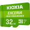 Карта пам'яті KIOXIA (Toshiba) microSDHC Exceria High Endurance 32GB UHS-I V10 A1 Class 10 (LMHE1G032GG2)