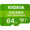 Карта памяти KIOXIA (Toshiba) microSDXC Exceria High Endurance 64GB UHS-I U3 V30 A1 Class 10 (LMHE1G064GG2)