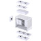 Корпус JONSBO D32 Pro Mesh White