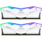 Модуль пам'яті TEAM T-Force Delta RGB DDR5 DDR5 6000MHz 32GB Kit 2x16GB White (FF8D532G6000HC30DC01)