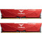 Модуль пам'яті TEAM T-Force Vulcan DDR5 6000MHz 32GB Kit 2x16GB Red (FLRD532G6000HC30DC01)