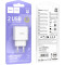 Зарядное устройство HOCO C141A Smart 2xUSB-A,10.5W White (6942007627856)