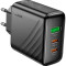 Зарядное устройство HOCO CS26A 1xUSB-A, 2xUSB-C PD, QC3.0 Black (6942007639811)