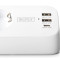 Мережевий фільтр DIGITUS DA-70626 White, 3 розетки, 1xUSB-C, 2xUSB, 1.5м