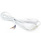 Кабель живлення VOLTRONIC CEE 7/7 Schuko під пайку 1.8м White (YT-25105)