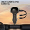 Автомобільний зарядний пристрій PROMATE PowerDrive-RCI81 81W 1xUSB-C, 1xUSB, w/Retractable USB-C 45W/Lightning 27W Cable Black