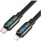 Кабель HOCO U143 Joy Type-C to Lightning 1.2м Black