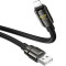 Кабель HOCO U143 Joy USB-A to Lightning 1.2м Black