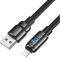 Кабель HOCO U143 Joy USB-A to Lightning 1.2м Black