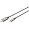 Кабель DIGITUS USB Type-C to HDMI USB-C to HDMI 1.8м Black (DA-70821)