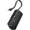 Повербанк VENTION USB-C In/Out, LED display, with built-in Lightning cable 22.5W 4800mAh Black (FHRB0)