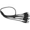 Розгалужувач живлення VOLTRONIC DC-F to 8xDC-M (5.5x2.5мм) 40см (YT-DC-F=>8XDC-M-40/10542)