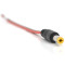 Роз'єм живлення VOLTRONIC DC(M) 5.5*2.1мм 25см Black/Red (YT-DC-M-30/17358)