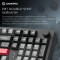 Клавіатура бездротова GAMEPRO Asgard Drakkar MK305BK Keychron Super Red Switch Black