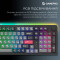 Клавіатура бездротова GAMEPRO Asgard Drakkar MK305BK Keychron Super Red Switch Black