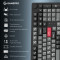 Клавіатура бездротова GAMEPRO Asgard Drakkar MK305BK Keychron Super Red Switch Black