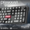 Клавіатура бездротова GAMEPRO Asgard Drakkar MK305BK Keychron Super Red Switch Black