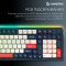 Клавіатура бездротова GAMEPRO Asgard Drakkar MK305BL Keychron Super Red Switch Blue