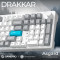 Клавіатура бездротова GAMEPRO Asgard Drakkar MK305WH Keychron Super Red Switch White