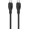 Кабель BASEUS Pudding Series Fast Charging Cable Type-C to Type-C 100W 2м Black (P10355702111-01)