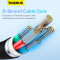 Кабель BASEUS Pudding Series Fast Charging Cable Type-C to Type-C 100W 2м Black (P10355702111-01)