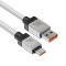 Кабель BASEUS CoolPlay Series Fast Charging Data Cable USB to Type-C 100W 1м White (CAKW000602)