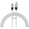 Кабель BASEUS CoolPlay Series Fast Charging Data Cable USB to Type-C 100W 1м White (CAKW000602)