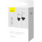 Кабель BASEUS CoolPlay Series Fast Charging Data Cable USB to Type-C 100W 1м White (CAKW000602)