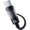 Кабель BASEUS Gem Fast Charging Data Cable USB-C to USB-C PD100W 1м Black (P10373000111-00)