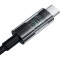 Кабель BASEUS Gem Fast Charging Data Cable USB-C to USB-C PD100W 1м Black (P10373000111-00)