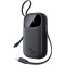 Повербанк BASEUS EnerFill FC31 Qpow 3 Power Bank with Built-in USB-C + iP Cables 45W 20000mAh Cosmic Black (E0028D00)