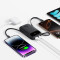 Повербанк BASEUS EnerFill FC31 Qpow 3 Power Bank with Built-in USB-C + iP Cables 45W 20000mAh Cosmic Black (E0028D00)