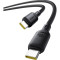 Кабель BASEUS Silky Series Type-C to Type-C 100W 1м Black (P10377704113-00)