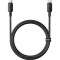 Кабель BASEUS Silky Series Type-C to Type-C 100W 1м Black (P10377704113-00)