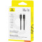Кабель BASEUS Silky Series Type-C to Type-C 100W 1м Black (P10377704113-00)
